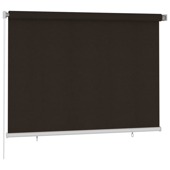 Jaluzea tip rulou de exterior, maro, 200x140 cm, HDPE WALTI