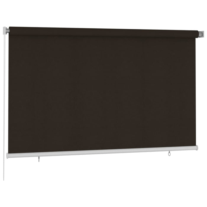 Jaluzea tip rulou de exterior, maro, 240x140 cm, HDPE WALTI