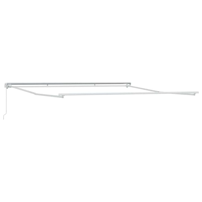 Cadru de copertină Manual Alb 400 × 350 cm Aluminiu WALTI