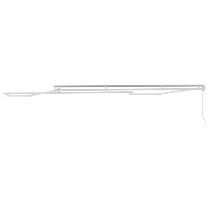 Cadru de copertină Manual Alb 450 × 350 cm Aluminiu WALTI