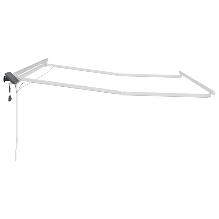 Cadru de copertină Manual Alb 350 x 250 cm Aluminiu WALTI
