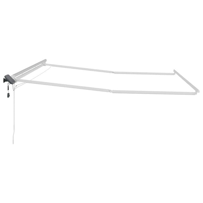 Cadru de copertină Manual Alb 400 × 300 cm Aluminiu WALTI