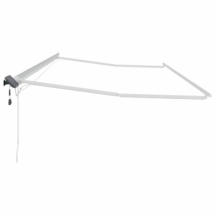 Cadru de copertină Manual Alb 600 × 300 cm Aluminiu WALTI