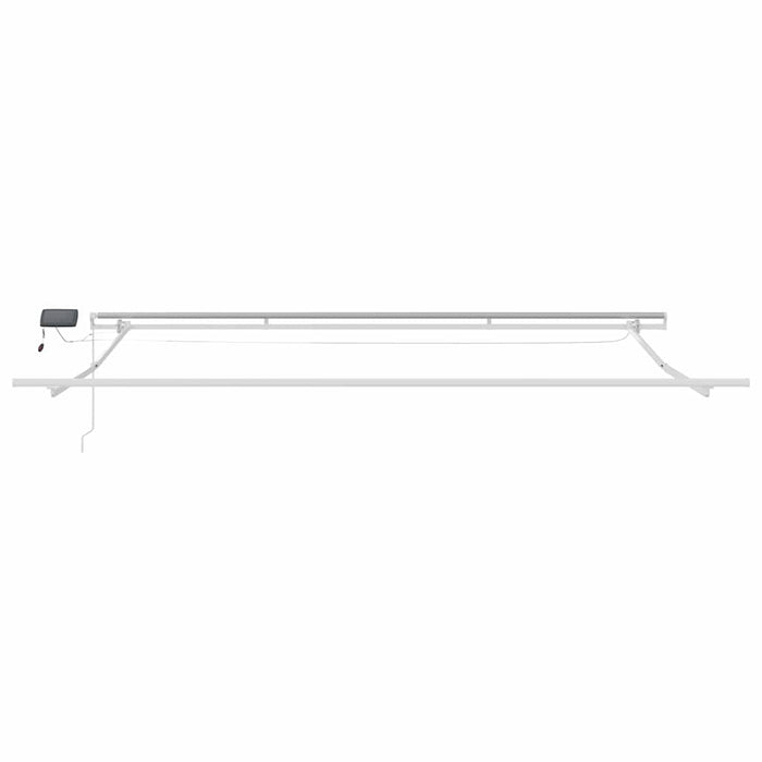 Cadru de copertină Manual Alb 400 × 350 cm Aluminiu WALTI