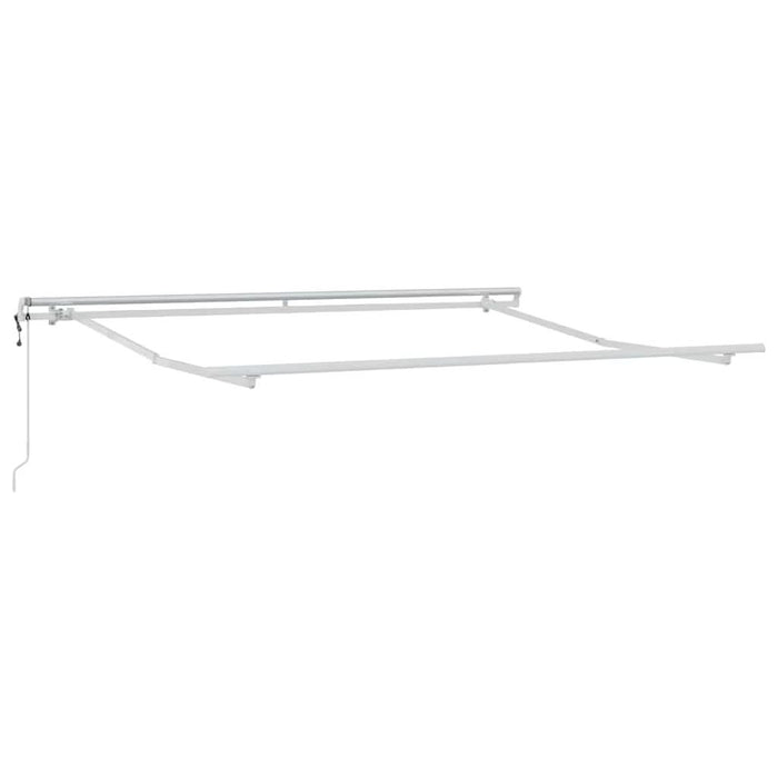 Copertină Manual Alb 3 x 2,5 m Metal - WALTI WALTI