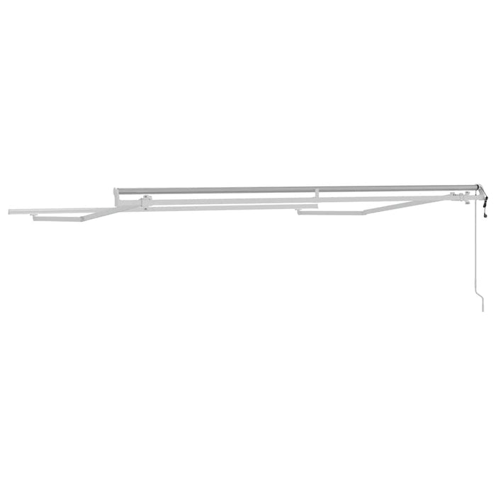 Cadru de copertină Alb 350 x 250 cm Aluminiu WALTI