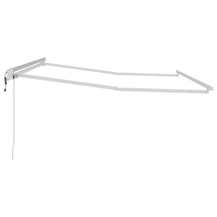 Cadru de copertină Alb 350 x 250 cm Aluminiu WALTI
