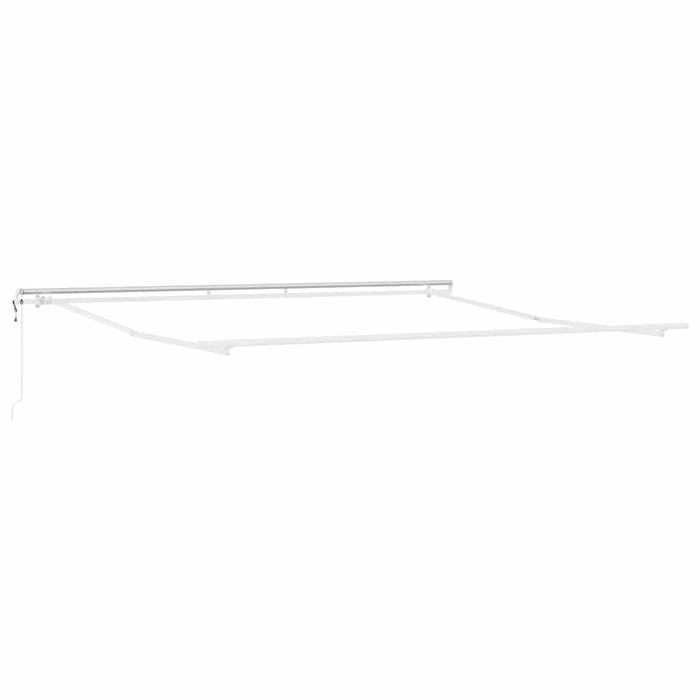 Copertină Manual Alb 5 × 3,5 m Metal - WALTI WALTI