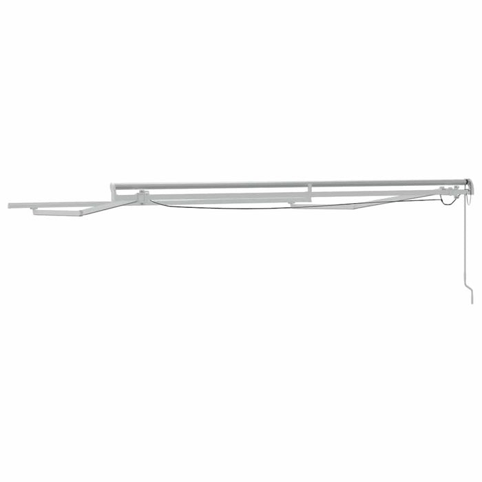 Cadru de copertină Alb 350 x 250 cm Aluminiu - WALTI WALTI