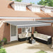 Copertină Alb 5 x 3 m Metal - WALTI WALTI