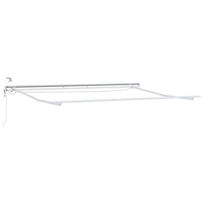 Copertină Alb 5 x 3 m Metal - WALTI WALTI