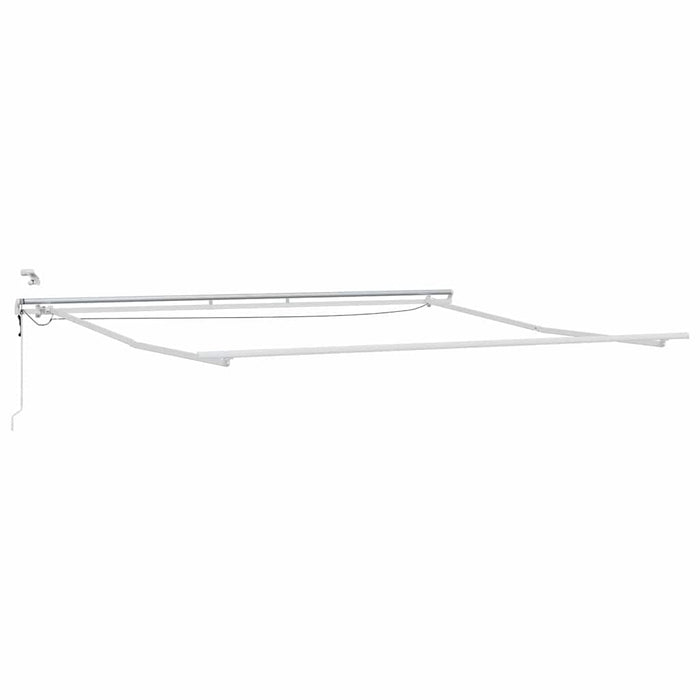 Copertină Alb 5 × 3,5 m Metal - WALTI WALTI