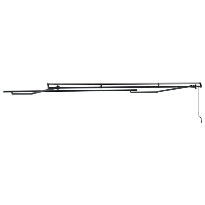 Cadru de copertină Manual Antracit 400 × 300 cm Aluminiu WALTI
