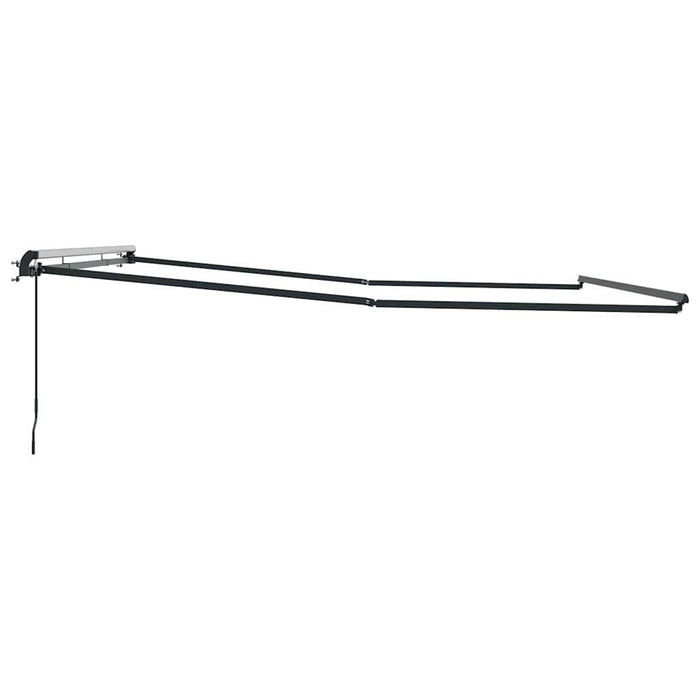 Cadru de copertină Manual Antracit 400 × 350 cm Aluminiu WALTI