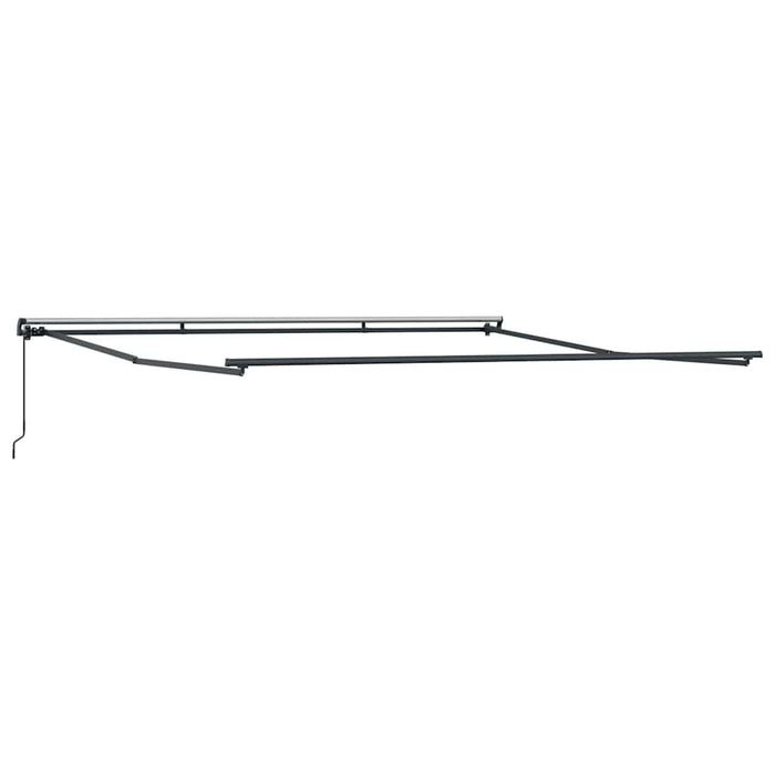 Cadru de copertină Manual Antracit 500 × 350 cm Aluminiu WALTI