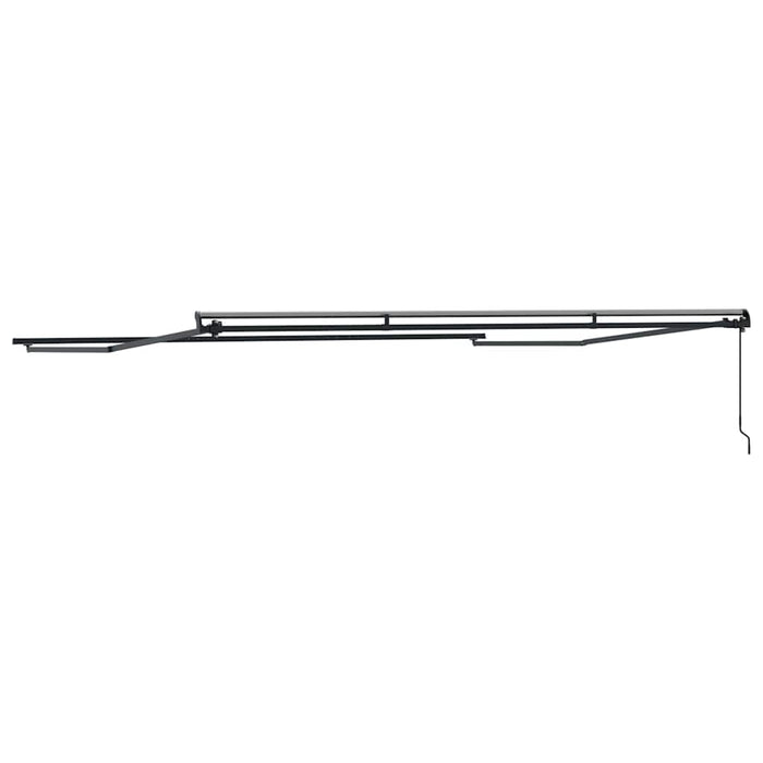 Cadru de copertină Manual Antracit 500 × 350 cm Aluminiu WALTI