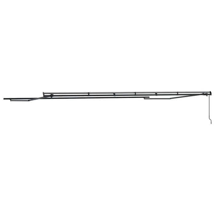 Cadru de copertină Manual Antracit 600 × 350 cm Aluminiu WALTI
