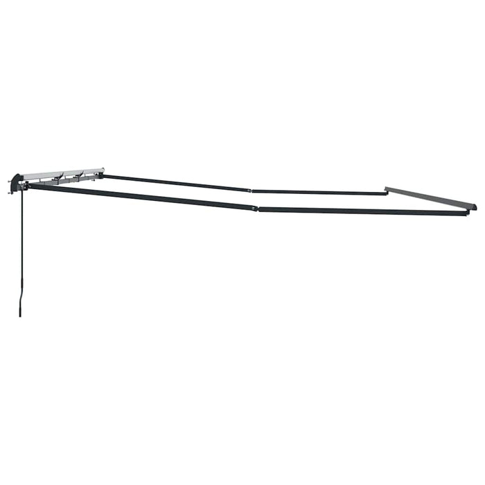 Cadru de copertină Manual Antracit 600 × 350 cm Aluminiu WALTI