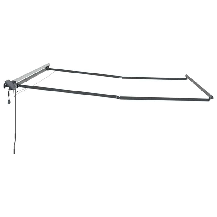 Cadru de copertină Manual Antracit 400 × 300 cm Aluminiu WALTI