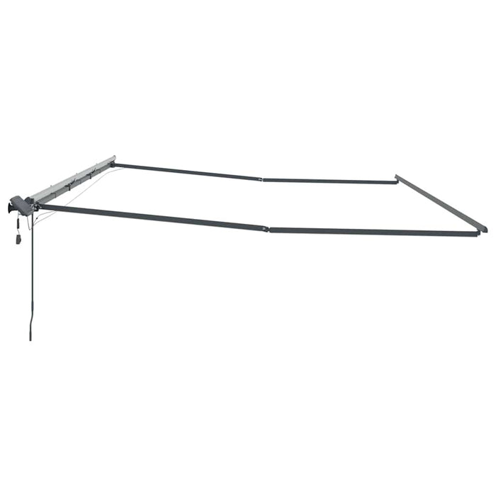 Cadru de copertină Manual Antracit 600 × 300 cm Aluminiu WALTI