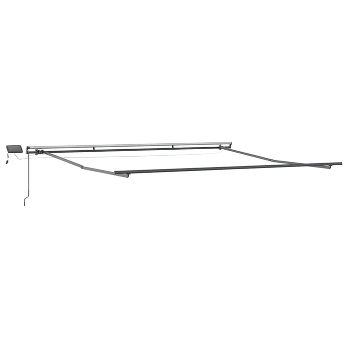 Cadru de copertină Manual Antracit 400 × 350 cm Aluminiu WALTI