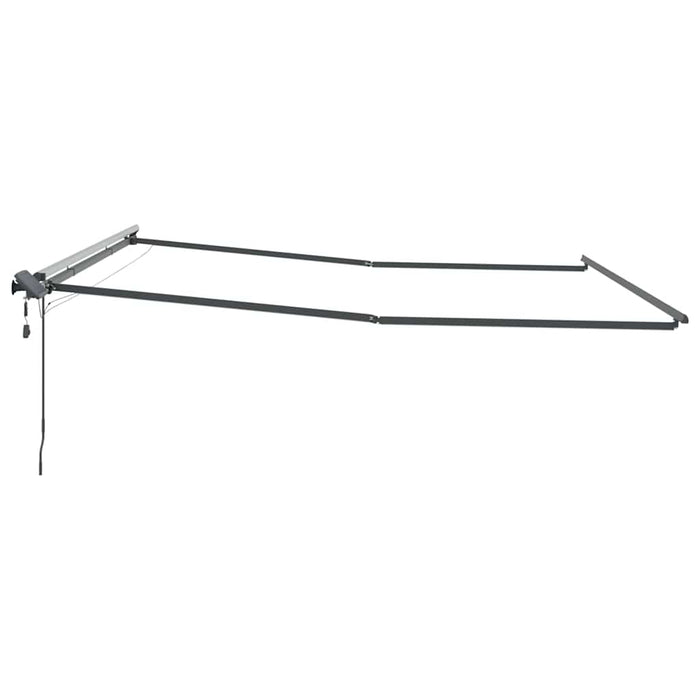 Cadru de copertină Manual Antracit 400 × 350 cm Aluminiu WALTI