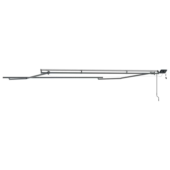 Cadru de copertină Manual Antracit 500 × 350 cm Aluminiu - WALTI WALTI