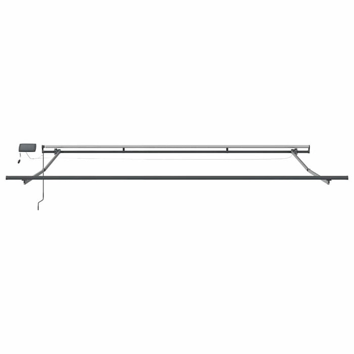 Cadru de copertină Manual Antracit 500 × 350 cm Aluminiu - WALTI WALTI
