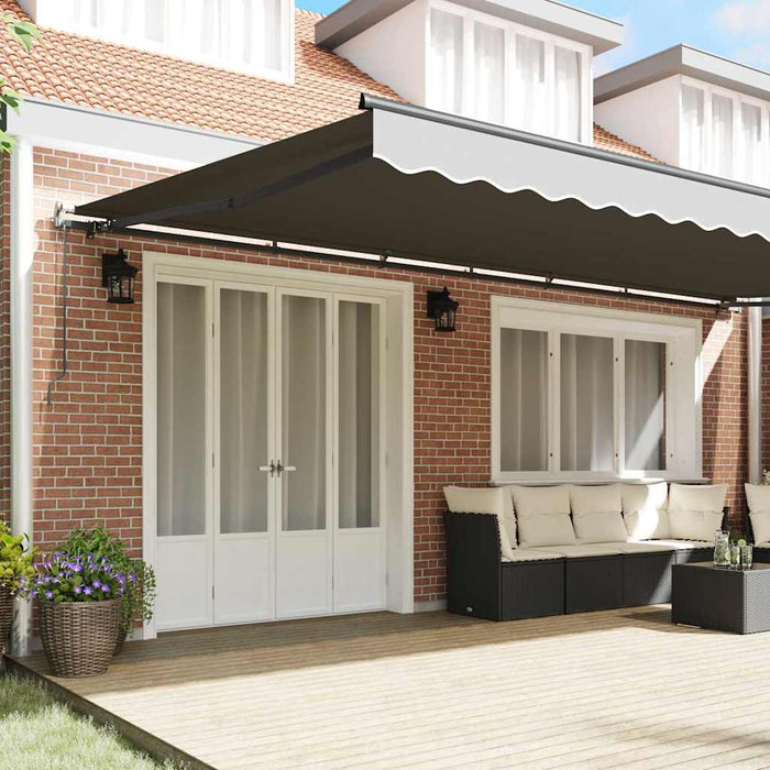 Cadru de copertină Antracit 600 × 300 cm Aluminiu WALTI