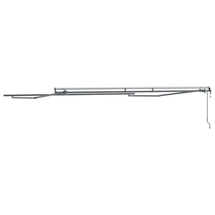 Cadru de copertină Antracit 400 × 350 cm Aluminiu WALTI