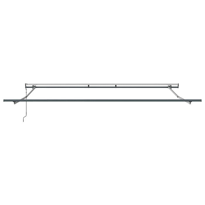 Cadru de copertină Antracit 400 × 350 cm Aluminiu WALTI