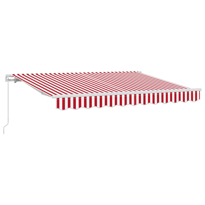 Cadru de marchiză electric cu LED și senzor 4 x 3 m Antracit WALTI
