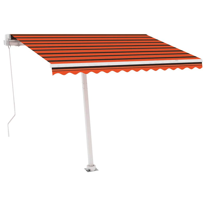 Cadru de marchiză electric cu LED și senzor 4,5 x 3 m Antracit WALTI