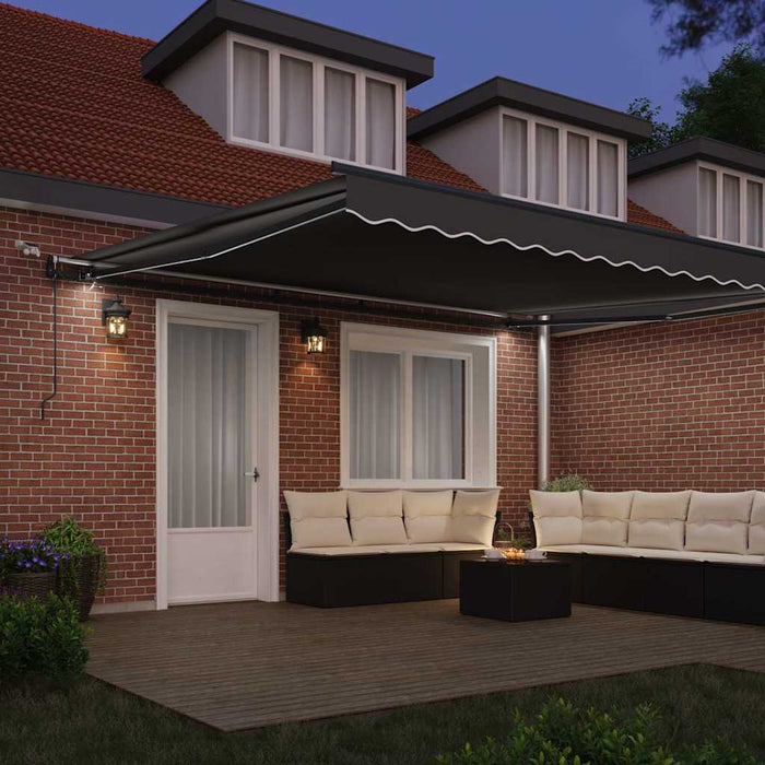 Cadru de copertină Antracit 450 × 350 cm Aluminiu WALTI