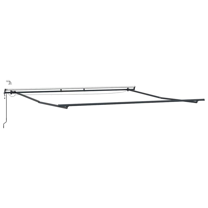 Cadru de copertină Antracit 450 × 350 cm Aluminiu WALTI
