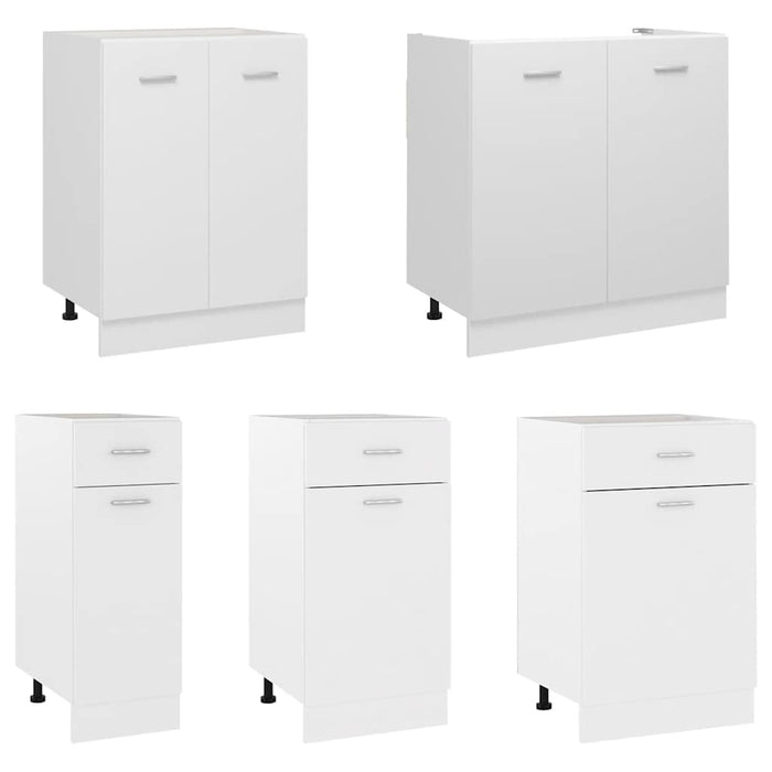 Dulap inferior “Lyon”, alb, 60 x 46 x 81,5 cm, lemn prelucrat WALTI