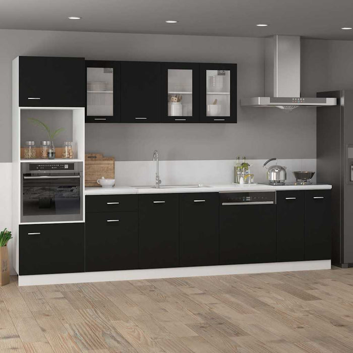 Dulap inferior “Lyon”, negru, 60 x 46 x 81,5 cm, lemn prelucrat WALTI