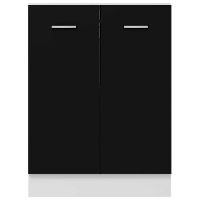 Dulap inferior “Lyon”, negru, 60 x 46 x 81,5 cm, lemn prelucrat WALTI