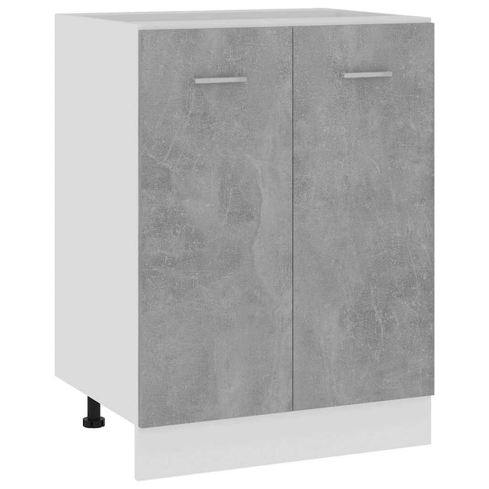 Dulap inferior “Lyon”, gri beton, 60 x 46 x 81,5 cm WALTI