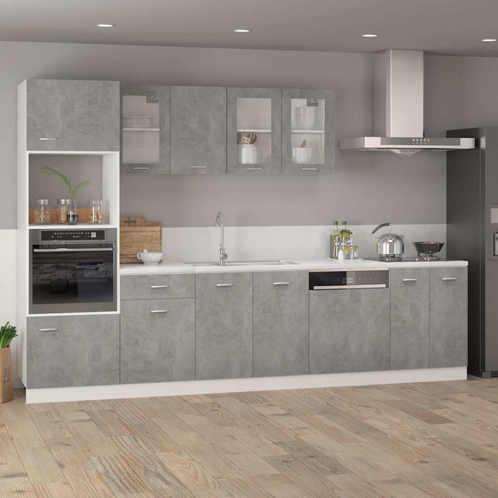 Dulap inferior “Lyon”, gri beton, 60 x 46 x 81,5 cm WALTI