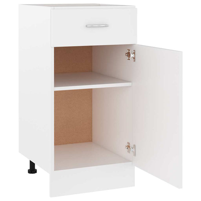 Dulap inferior cu sertar “Lyon”, alb, 40x46x81,5 cm WALTI