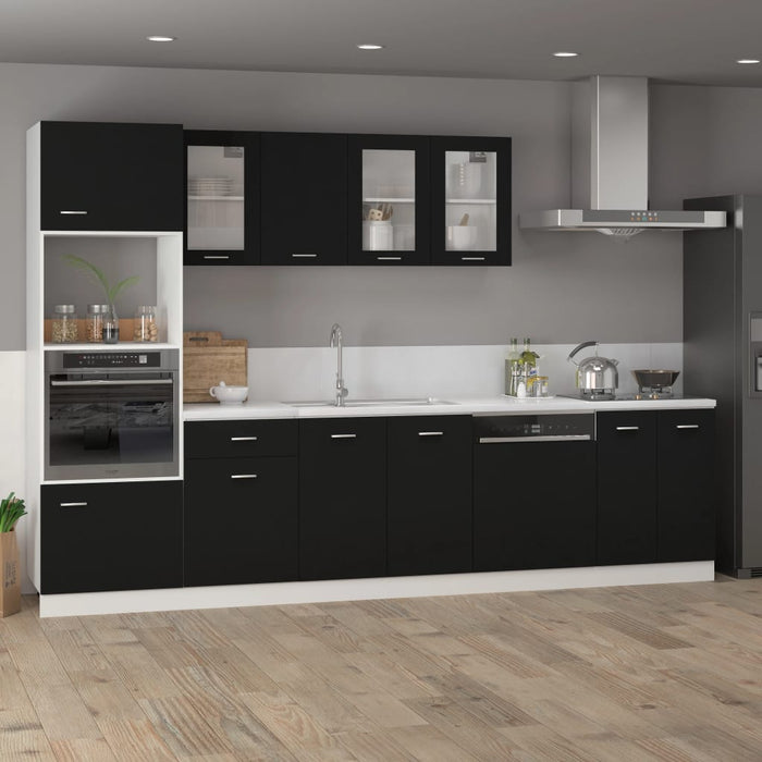 Dulap inferior cu sertar “Lyon”, negru, 40x46x81,5 cm WALTI
