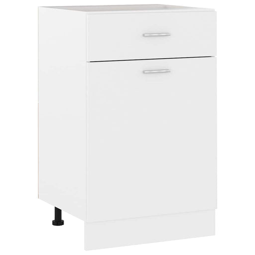Dulap inferior cu sertar “Lyon”, alb, 50x46x81,5 cm - WALTI WALTI