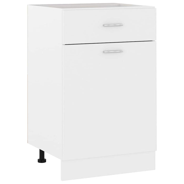Dulap inferior cu sertar “Lyon”, alb, 50x46x81,5 cm WALTI