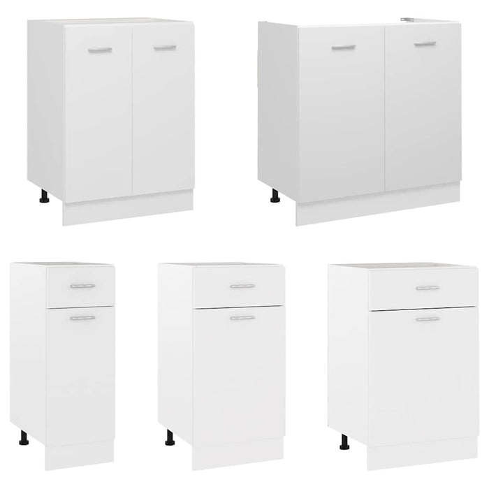 Dulap inferior cu sertar “Lyon”, alb, 50x46x81,5 cm WALTI