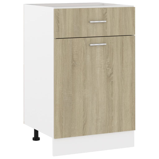 Dulap inferior cu sertar “Lyon”, stejar Sonoma, 50x46x81,5 cm - WALTI WALTI