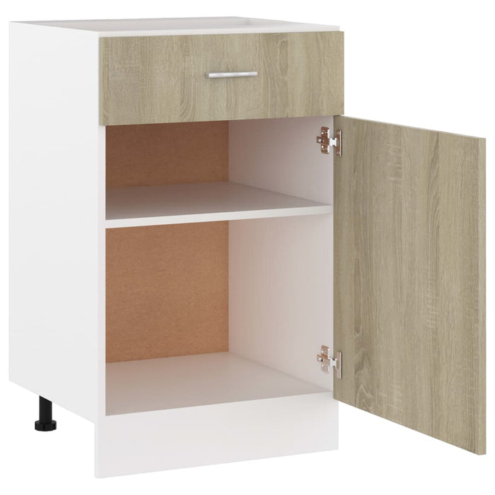 Dulap inferior cu sertar “Lyon”, stejar Sonoma, 50x46x81,5 cm - WALTI WALTI
