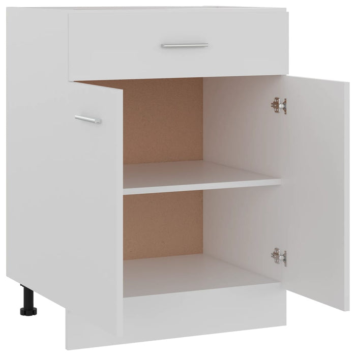 Dulap inferior cu sertar “Lyon”, alb, 60x46x81,5 cm WALTI
