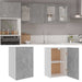 Dulap suspendat “Lyon”, gri beton, 39,5x31x60 cm - WALTI WALTI