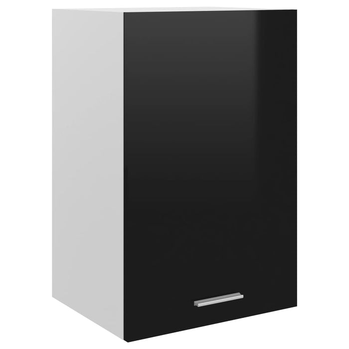 Dulap suspendat “Lyon” negru extralucios 39,5x31x60 cm WALTI